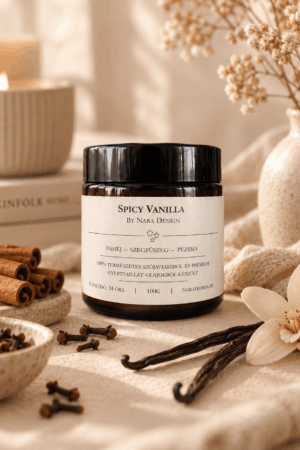 Főoldal spicy vanilla illatgyertya